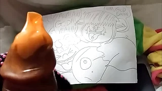 Monster Girl Jacks Guy Off To BBW Gyrate Vampire Girl